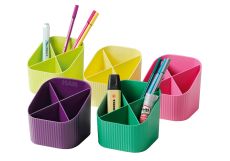 HAN Schreibtischköcher Re-X-LOOP – say yes to 100% recycled, modernes, junges Design für alle Schreibtischutensilien, rosa, 17238-956